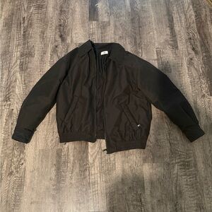 Classic Black Bomber Jacket